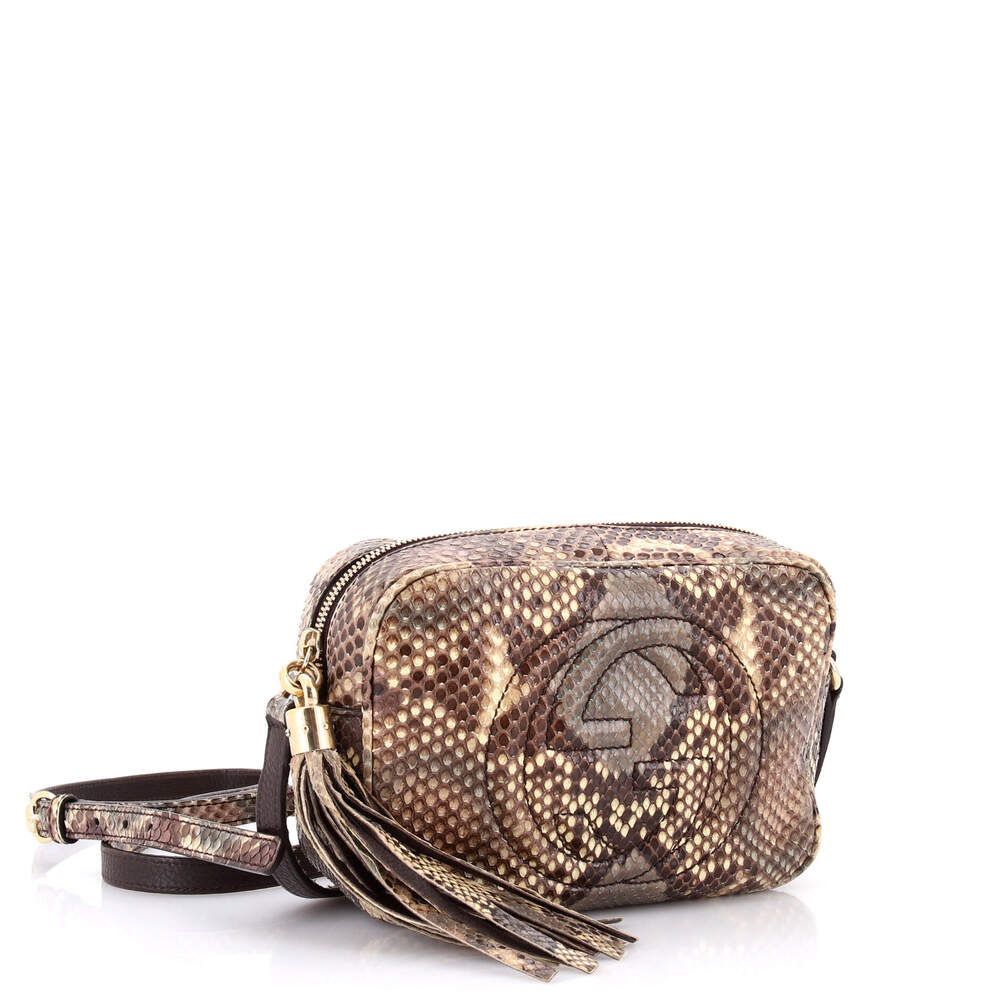 Gucci Soho Disco Crossbody Bag Python #220470g10b - image 2